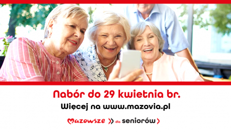 Kolejny program samorządu Mazowsza. Tym razem dla seniorów! 