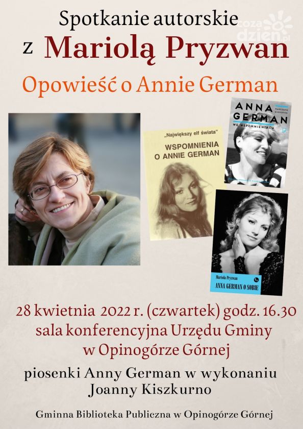 Opowie o Annie German w Opinogórze