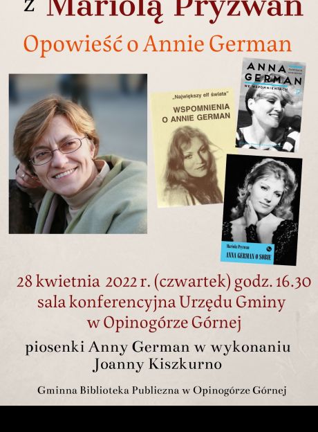 Opowie o Annie German w Opinogórze