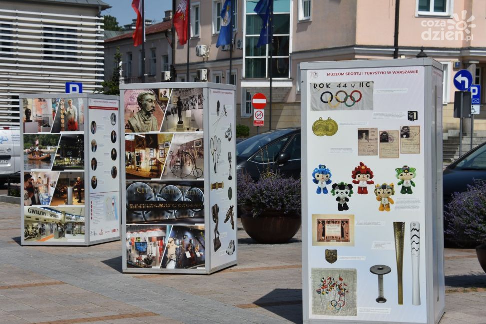 Ciechanów. Wystawa Muzeum Sportu i Turystyki