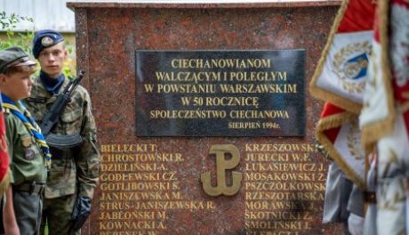 1 sierpnia 1944 r., w Warszawie wybuchło powstanie, w którym walczyli także ciechanowianie. Zginęli za wolność Ojczyzny