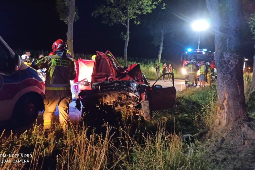 Tragiczny wypadek wydarzył się  między Wolą Pawłowską a Goryszami 