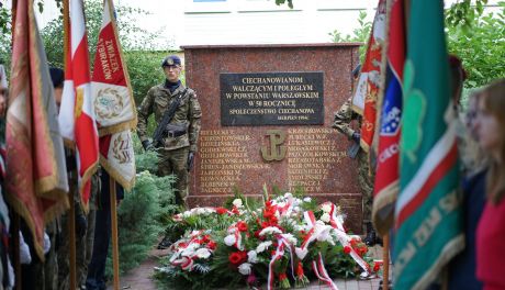 Pamięć poległych powstańców warszawskich uczczono w Ciechanowie i innych miejscowościach regionu