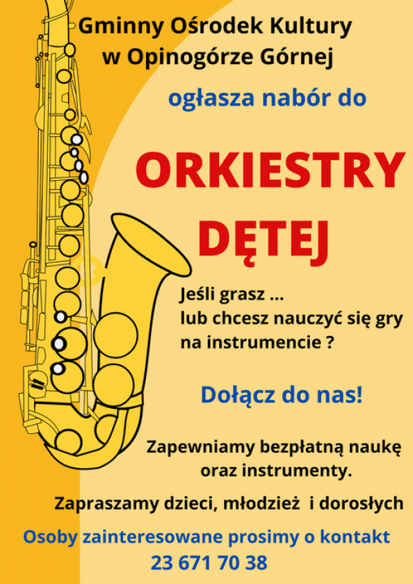 Ta orkiestra czeka na chętnych