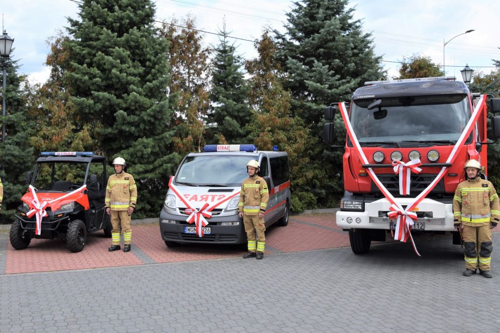 Nowe pojazdy dla OSP Jednorożec i OSP Mchowo