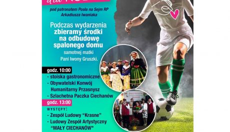 Kobiety też piłkę kopią. Charytatywny turniej piłki nożnej kobiet już po raz drugi w Ciechanowie.