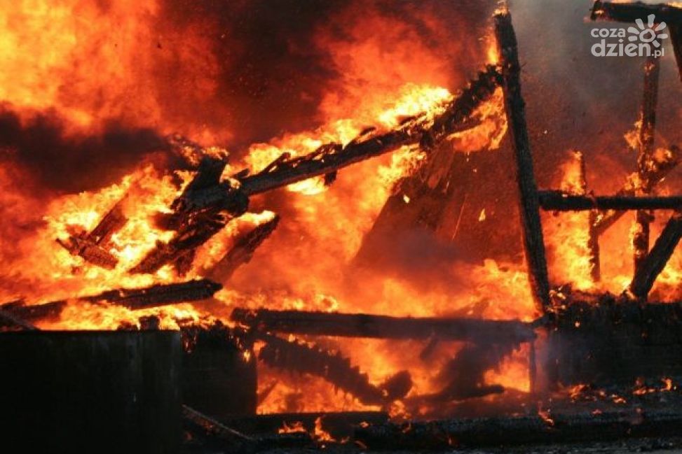 Tragiczny pożar w Glinojecku. Zapalił się domek letniskowy, jedna osoba nie żyje 