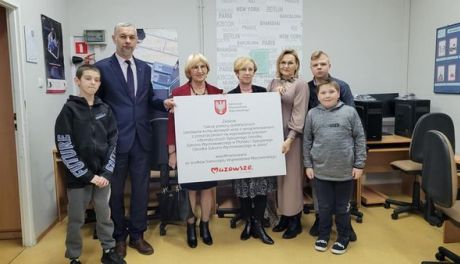 Dzieci z Jońca i Płońska mogą korzystać z komputerów podarowanych przez Samorząd Województwa Mazowieckiego