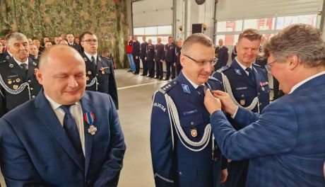Andres i Romanowski odznaczeni za "Zasługi dla Ochrony Przeciwpożarowej"