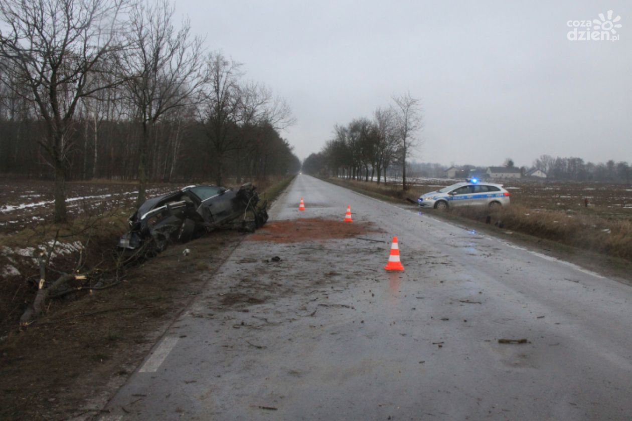 Fatalny wypadek na prostej drodze