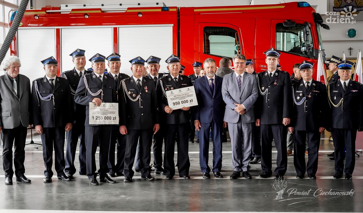 Miliony dla strażaków ochotników z powiatu ciechanowskiego