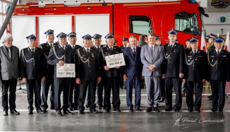 Miliony dla strażaków ochotników z powiatu ciechanowskiego
