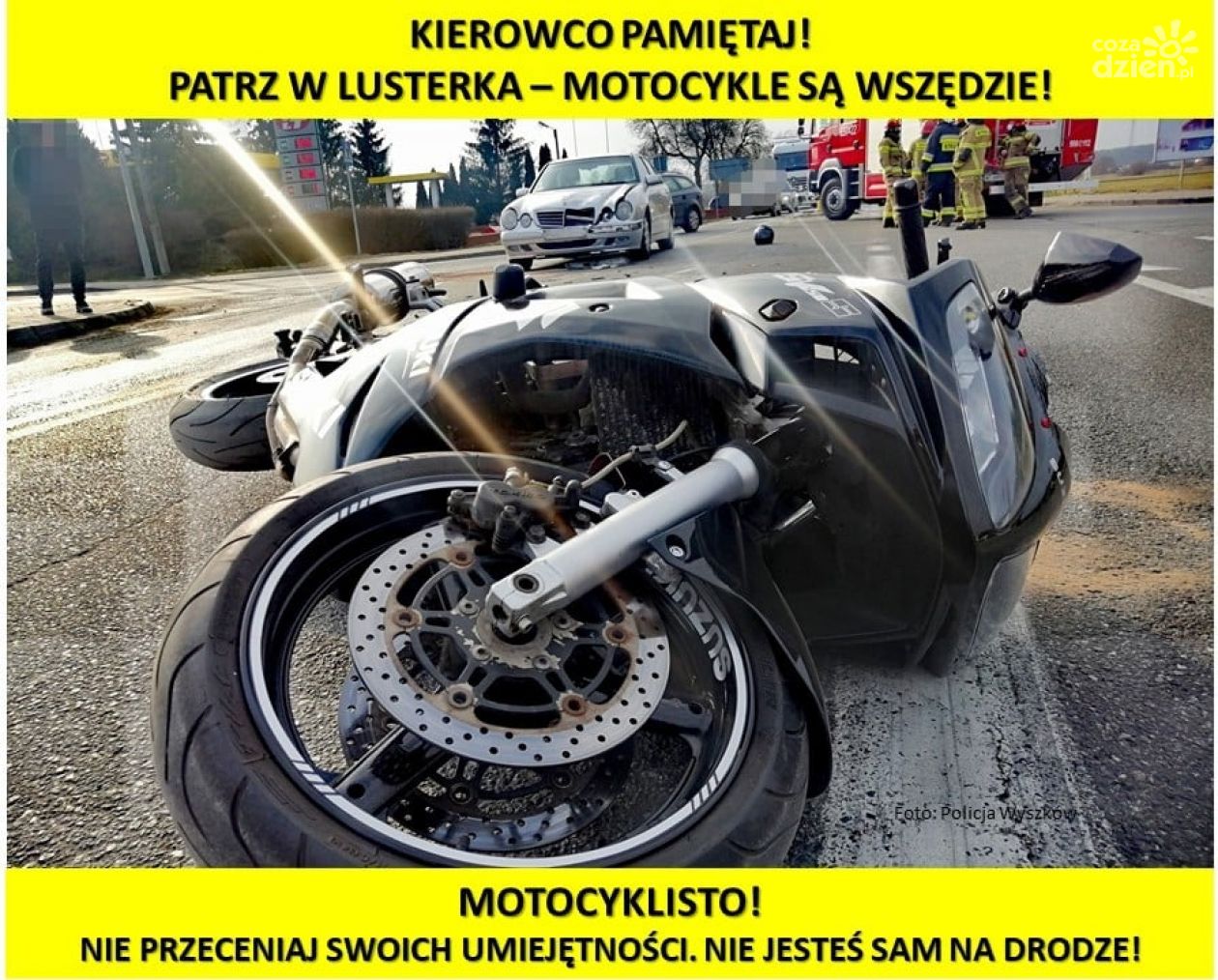 Policyjna akcja profilaktyczna. Warto pomyśleć o motocyklistach