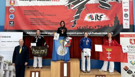 Karolina Królikowska z "LKS Matsogi Ciechanów" zdobywa złoty medal Mistrzostw Polski Młodzieżowców w Taekwon-do ITF