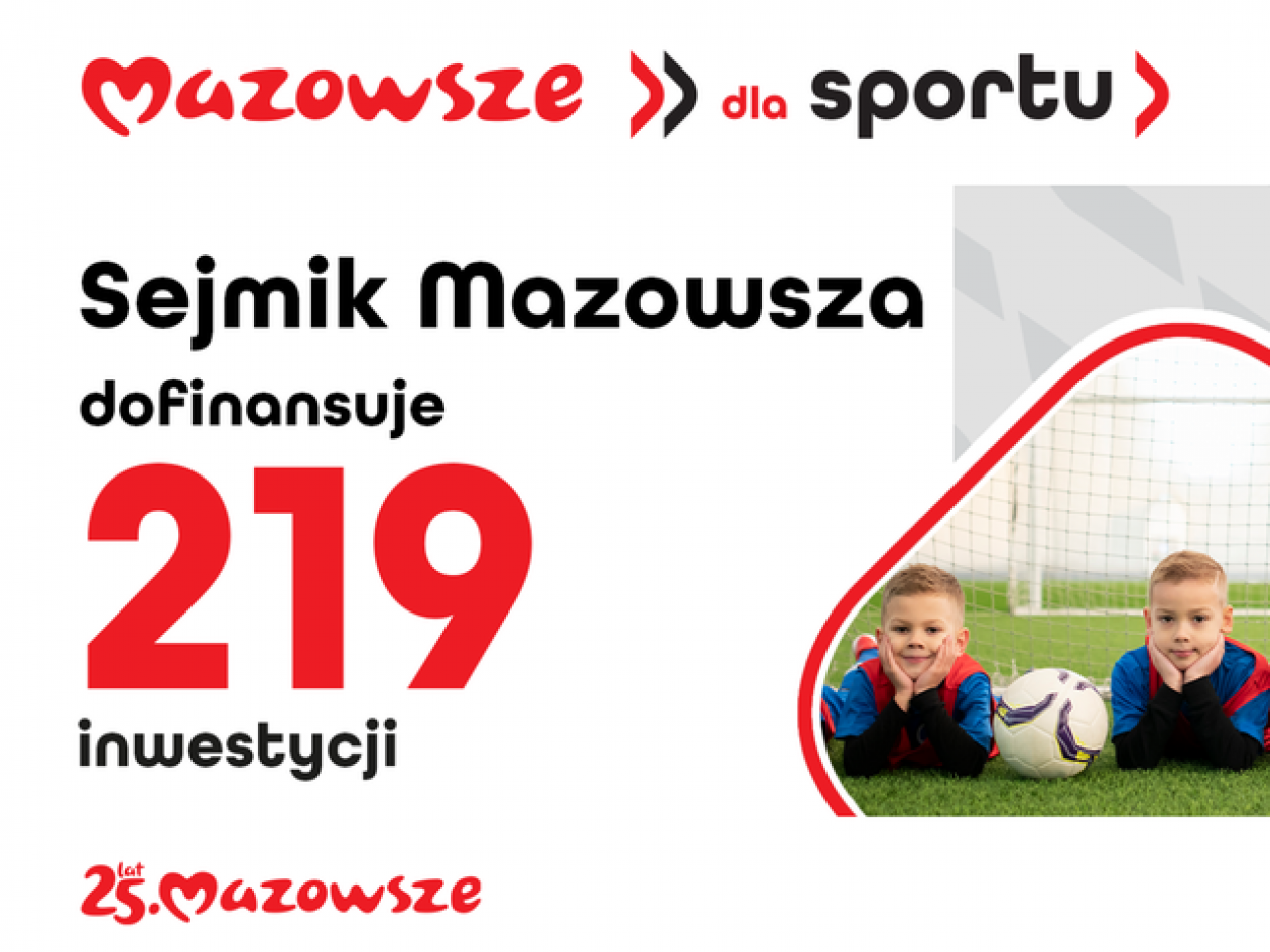 Samorząd Mazowsza rozwija bazę sportową