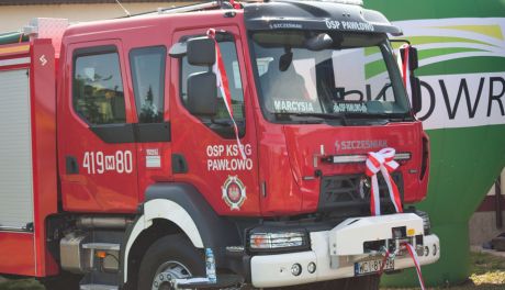 Ochotnicza Straż Pożarna w Pawłowie otrzymuje nowy samochód ratowniczo-gaśniczy - to wzmocnienie zdolności ratowniczych jednostki