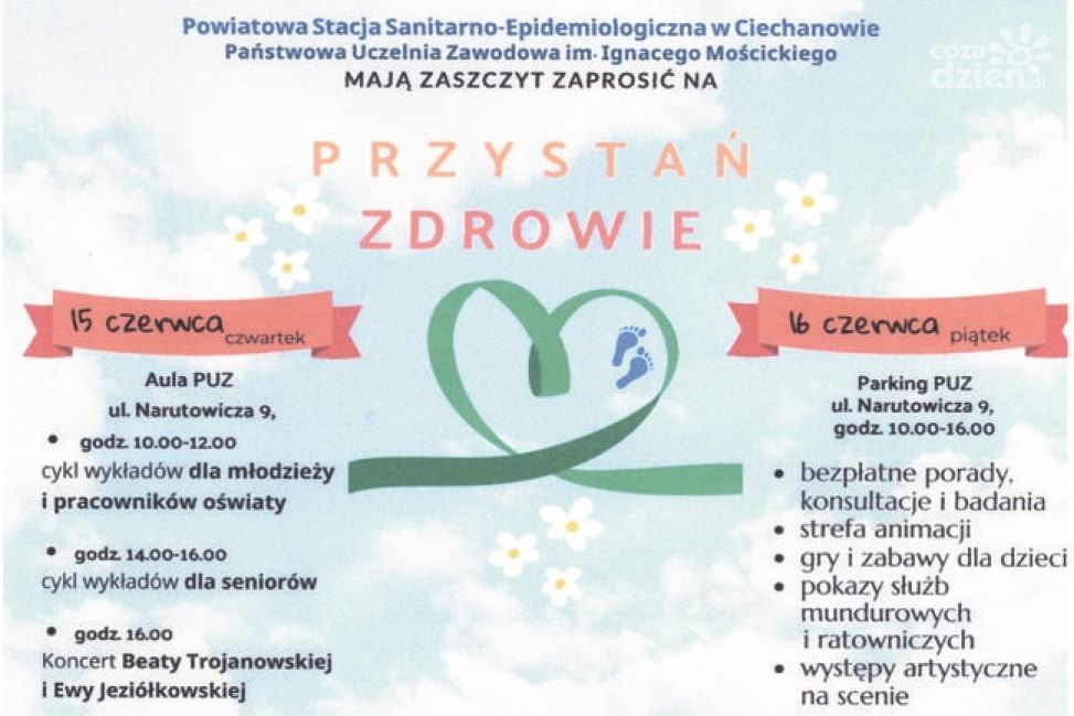 Przystań Zdrowie: Promocja zdrowego stylu życia i aktywności fizycznej w Ciechanowie