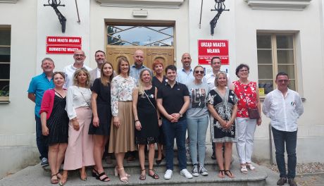 Wizyta delegacji miast partnerskich Mławy - okazja do wymiany doświadczeń