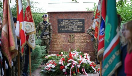 Upamiętnienie 79. rocznicy wybuchu powstania w Ciechanowie
