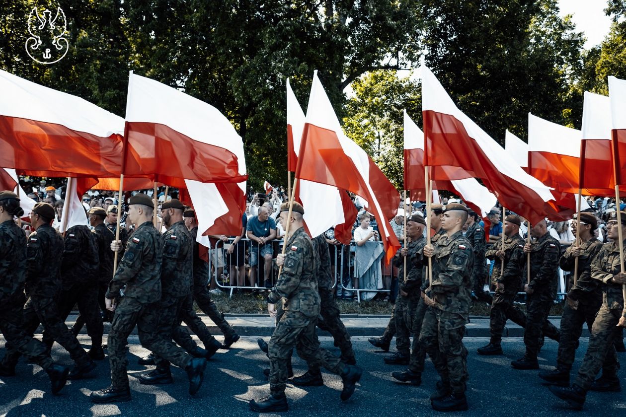 Terytorialsi na obchodach Święta Wojska Polskiego