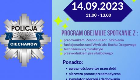 Dzień Otwarty w Komendzie Powiatowej Policji w Ciechanowie - Poznaj pracę policjanta i zobacz, jak wygląda proces rekrutacji!