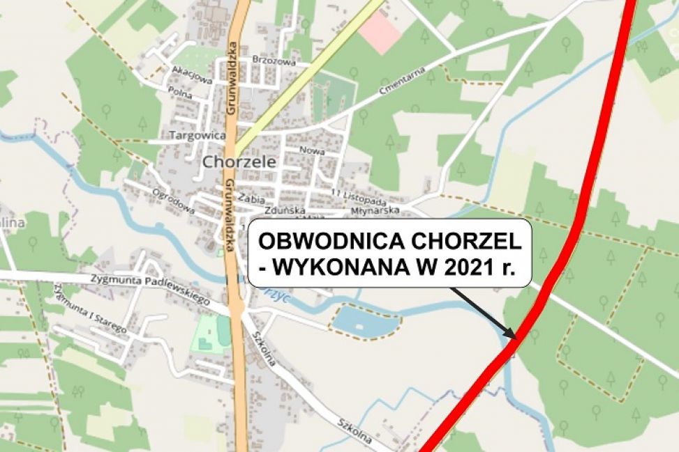 Rondo włączy obwodnicę Chorzel do drogi wojewódzkiej. Niebawem rusza inwestycja