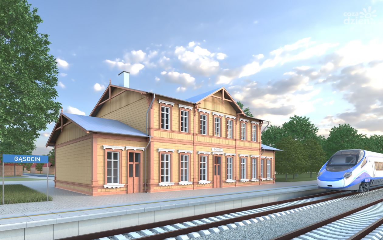 Dworzec kolejowy w Gąsocinie przejdzie kompleksową modernizację z uwzględnieniem zabytkowego charakteru