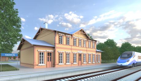 Dworzec kolejowy w Gąsocinie przejdzie kompleksową modernizację z uwzględnieniem zabytkowego charakteru