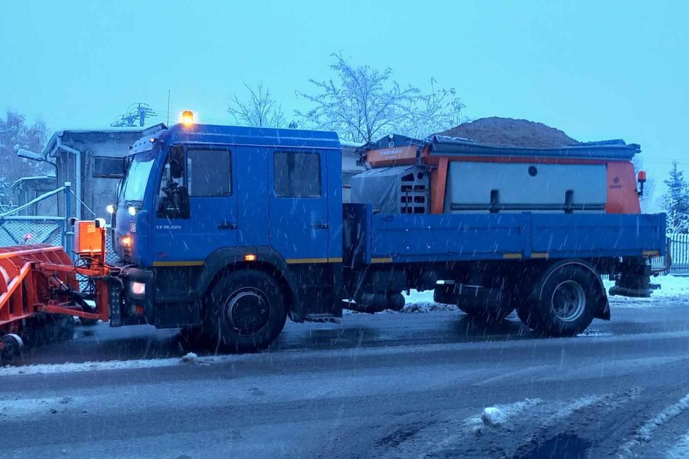 Na całej połaci śnieg