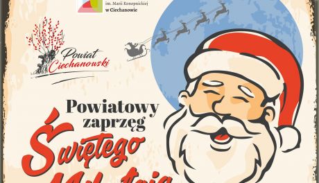 Zaprzęg Świętego Mikołaja w powiecie ciechanowskim szykuje się do podróży