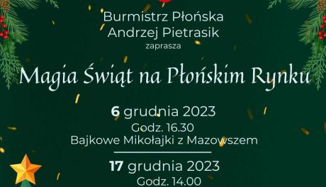 Magia Świąt od 6 grudnia w sercu Płońska