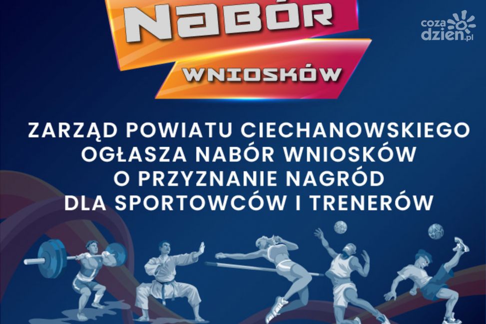 Nagrody sportowe w Powiecie Ciechanowskim - zgłoszenia do 31 marca 2024