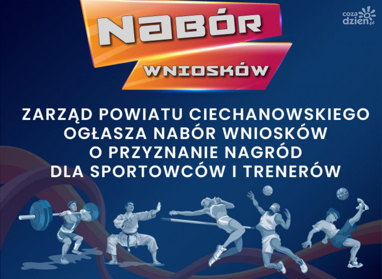 Nagrody sportowe w Powiecie Ciechanowskim - zgłoszenia do 31 marca 2024