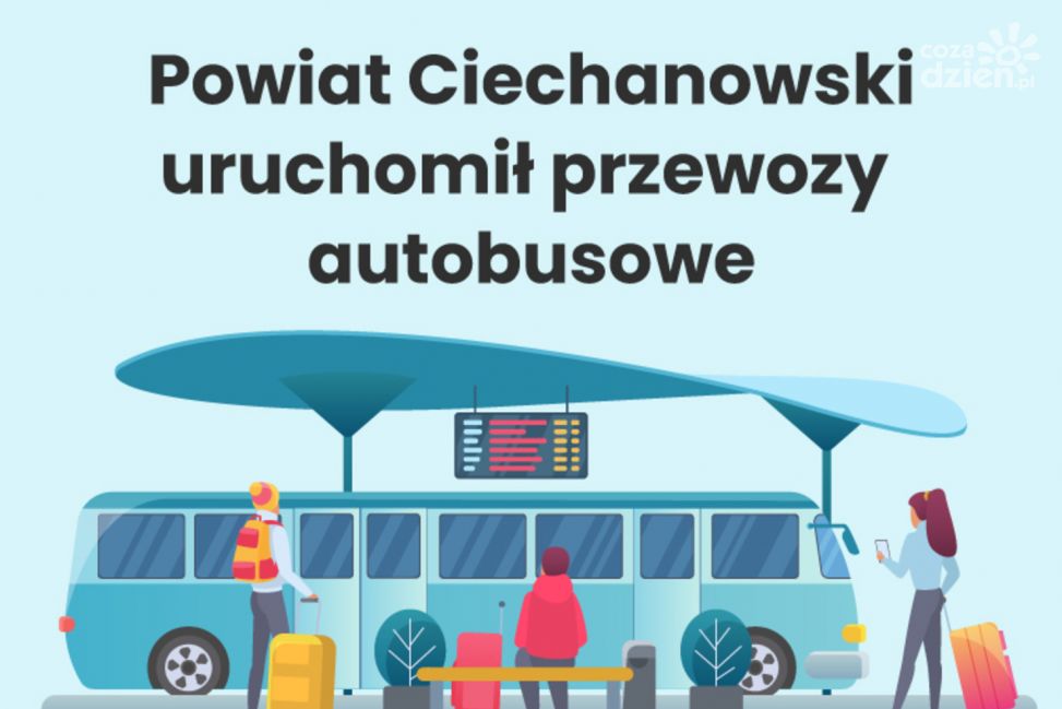 Powiat Ciechanowski uruchomił dwie linie autobusowe