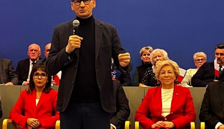 Morawiecki w Ciechanowie - apel o polityczne wsparcie i zagrzewanie zwolenników PiS do działania [foto]