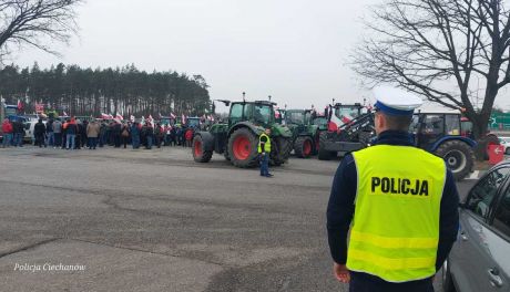 Policja dbała o bezpieczeństwo podczas protestów rolników