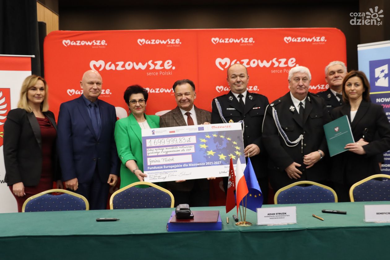 Wsparcie dla jednostek OSP z powiatu płońskiego