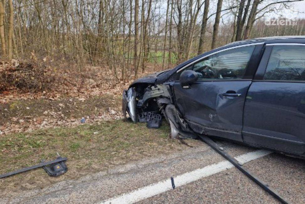 Groźny wypadek w Leśniewie Dolnym