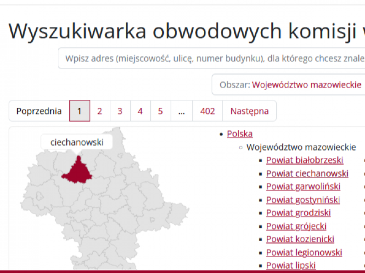 Jak sprawdzić, gdzie głosować?