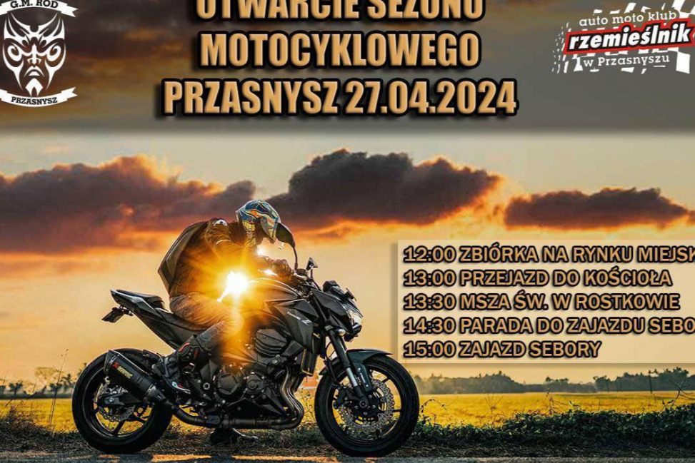 Otwarcie Sezonu Motocyklowego 2024 w Przasnyszu: Dzika Przygoda na Dwóch Kółkach!