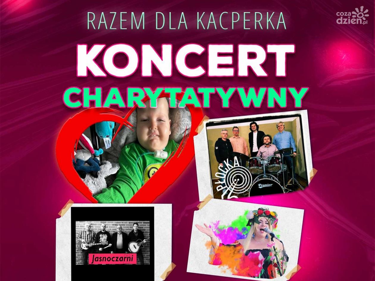 Niezwykły koncert charytatywny w Raciążu - pomóż Kacperkowi