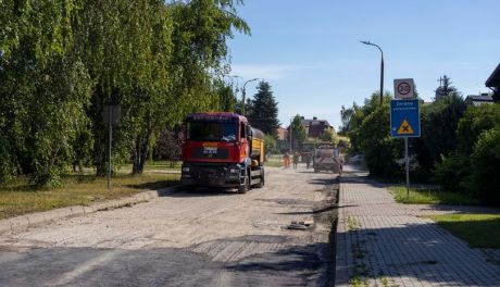 Ciechanów. Remont ul. Baczyńskiego na finiszu