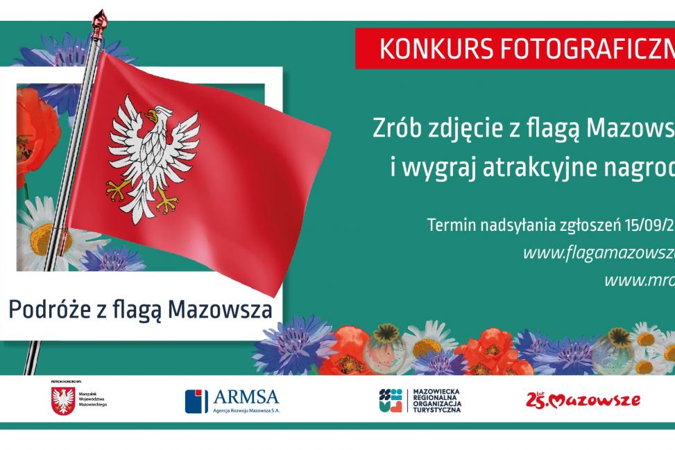 Zrób zdjęcie, wygraj gotówkę! Rusza konkurs „Podróże z flagą Mazowsza”