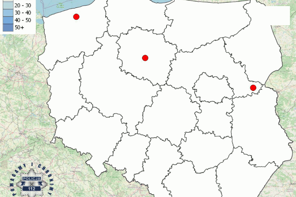 Smutna Mapa Polski: codzienny bilans śmiertelnych wypadków drogowych