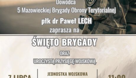 Święto 5 Mazowieckiej Brygady Obrony Terytorialnej w Ciechanowie - uroczysta przysięga i piknik wojskowy