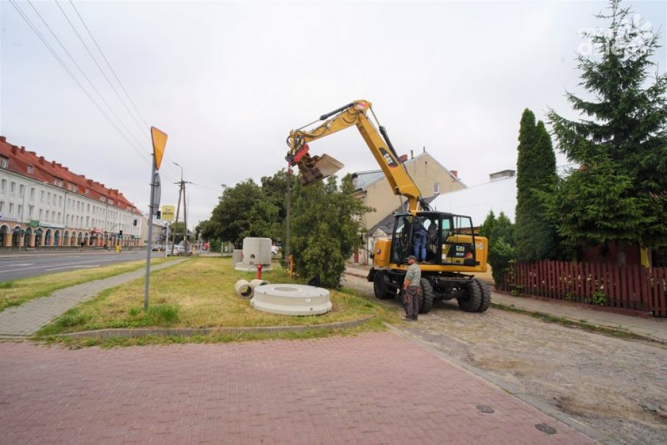 Przebudowują odcinek ul. Pułtuskiej w Ciechanowie