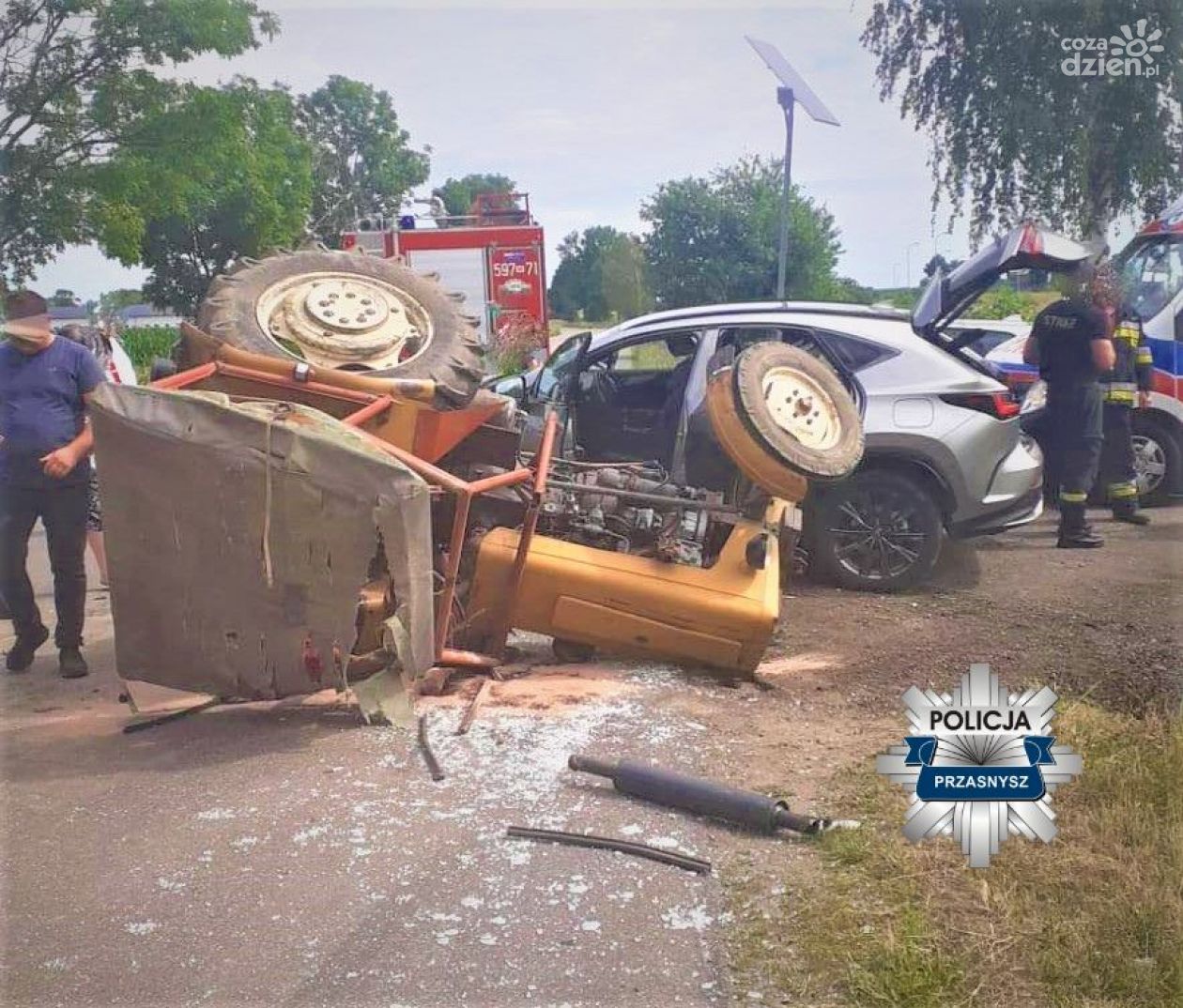 Wypadek przy lotnisku! Sprawdź, co się stało!