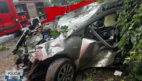 Tragiczny wypadek w Gołotczyźnie, kierowca nie żyje