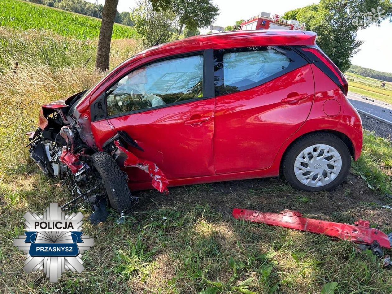 2 osoby ranne - wypadek w miejscowości Romany-Sebory