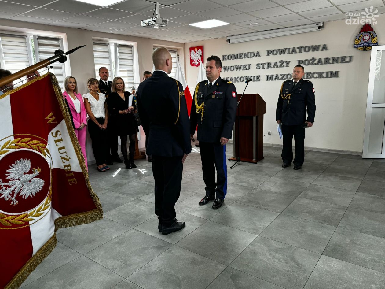 Nowy komendant Państwowej Straży Pożarnej w Makowie Mazowieckim